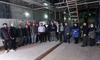بازدید علمی دانشجویان مهندسی برق از تاسیسات صنعتی