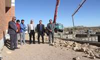 بازدید از ادامه عملیات ساخت مرکز بهداشت و سلامت دانشگاه گناباد