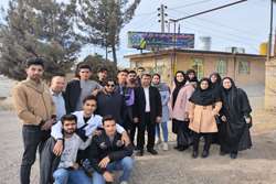 بازدید علمی دانشجویان رشته باغبانی دانشگاه گناباد